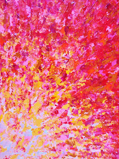This reminded me of valentines day because of its color scheme. These colors were very beautiful.