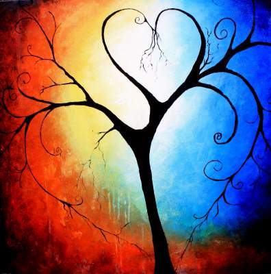 This art forms the ultimate symbol of love with its loving branches