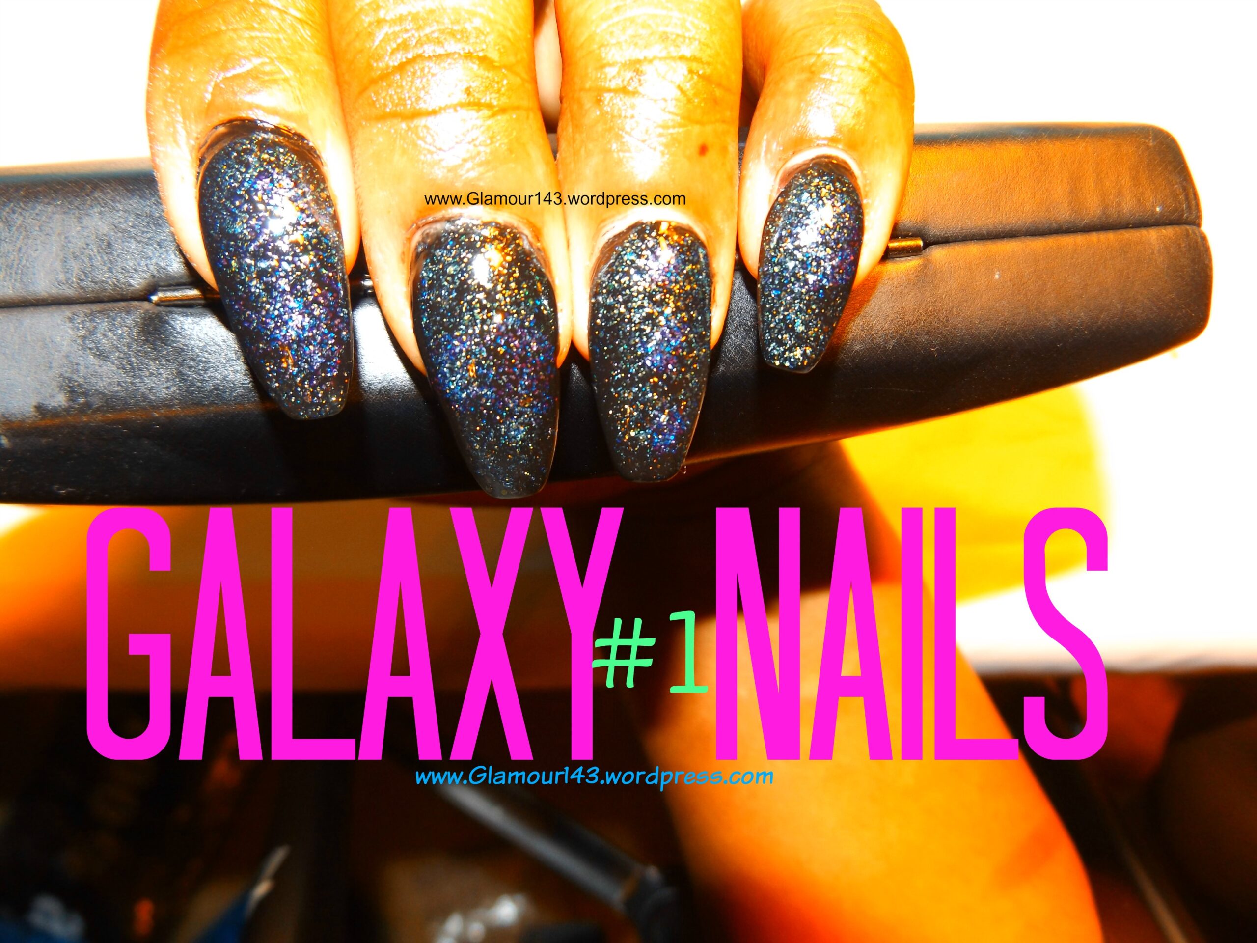 Space Nails Art Design