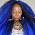Crochet Braids Blue Ombre Hair