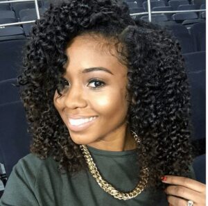 BraidOut on medium length hair black women hairstyles