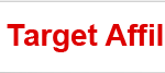 Target affiliate marketing program