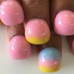 ugly nails trend bubble nails
