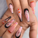 Beautiful ballerina acrylic nails