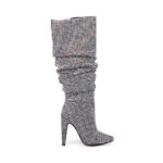 Steve madden YSL inspired rhinestone crushing boots