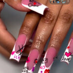 valentine's day nails